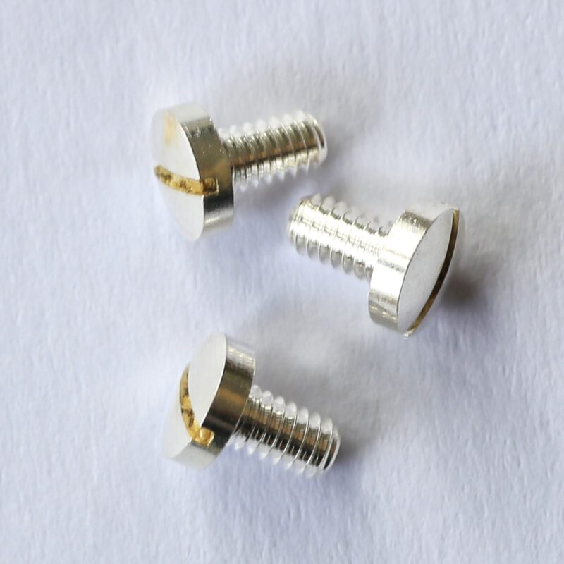 vis de garde pour saxophone  (Selmer origine)  lot de 3  modèle argenté